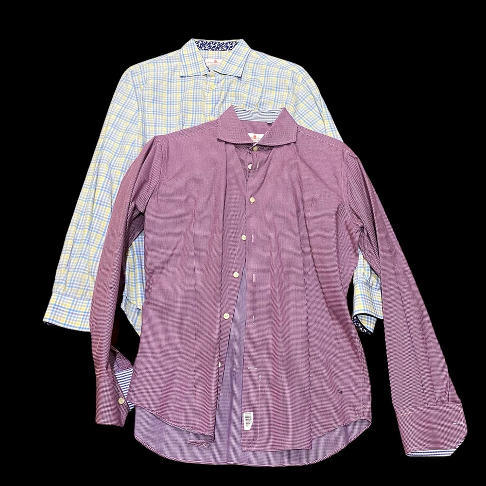 EREDI PISANO**2 x Men’s Shirts**Size 43&44 EUC